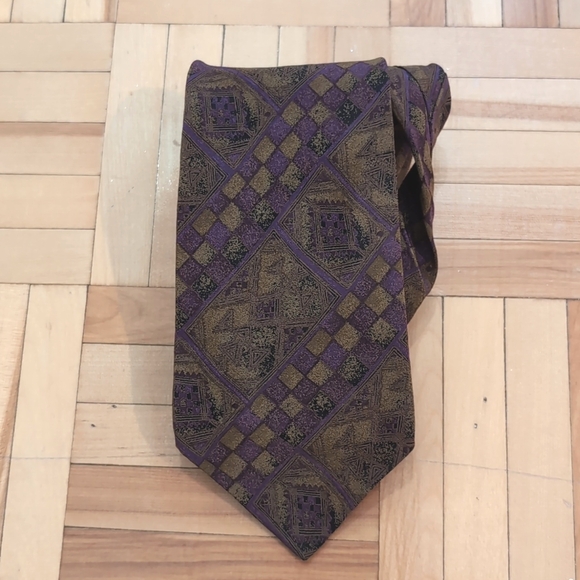 YSL Yves Saint Laurent vintage silk tie - Picture 1 of 5